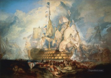 La batalla de Trafalgar Turner Pinturas al óleo